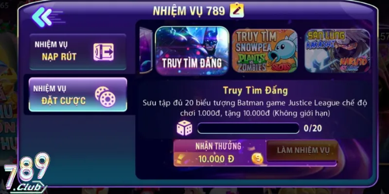 3+ Khuyến Mãi 789Club Mới | Quỹ Thưởng 3 Tỷ Mỗi Ngày 3 Hoàn cược 789Club hấp dẫn tại nhiều trò chơi ăn khách