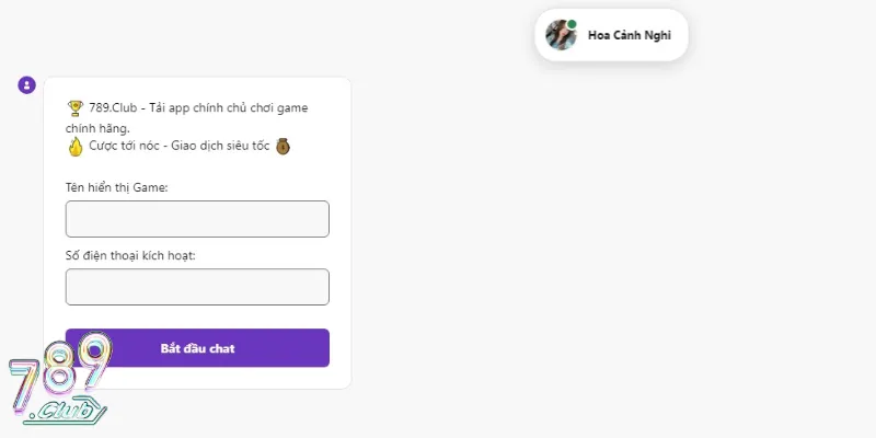 789Club - Hỗ Trợ Hội Viên Chu Đáo Qua 3+ Phương Thức 3 Trao đổi qua live chat 789 Club nhận phản hồi tức thì